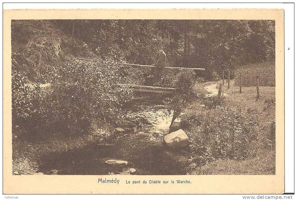 Malmedy Le Pont Du Diable Sur La Warche Animé (b1484) - Malmedy