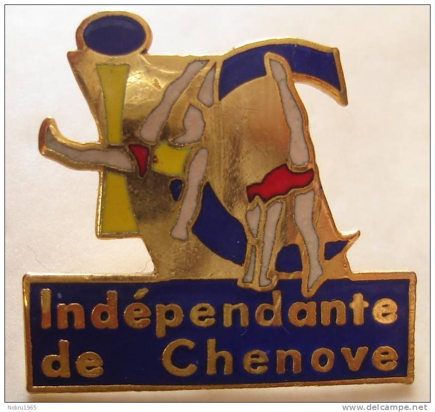 Pin´s Gymnastique Indépendante De Chenove  ( 21 Cote D´or ) ( TOP Qualité émail Grand Feu ) - Gimnasia