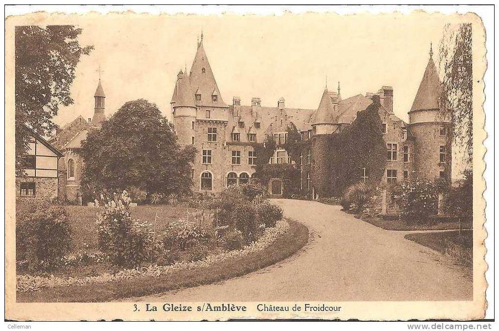 Le Gleize Sur Ambleve Chateau De Froidcour (b1499) - Stoumont