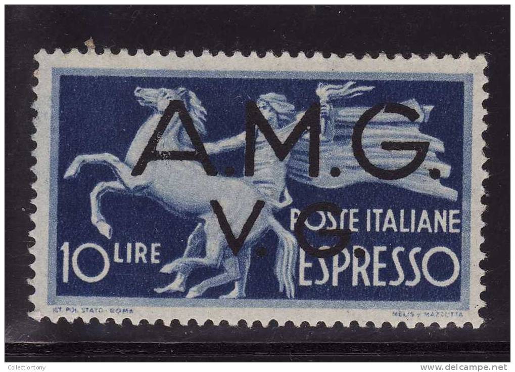 1946 - A.M.G.-V.G. - DEMOCRATICA - ESPRESSO -  CAT. SASS. - N° 1 - TL -  VALORE 2.50€ - Neufs