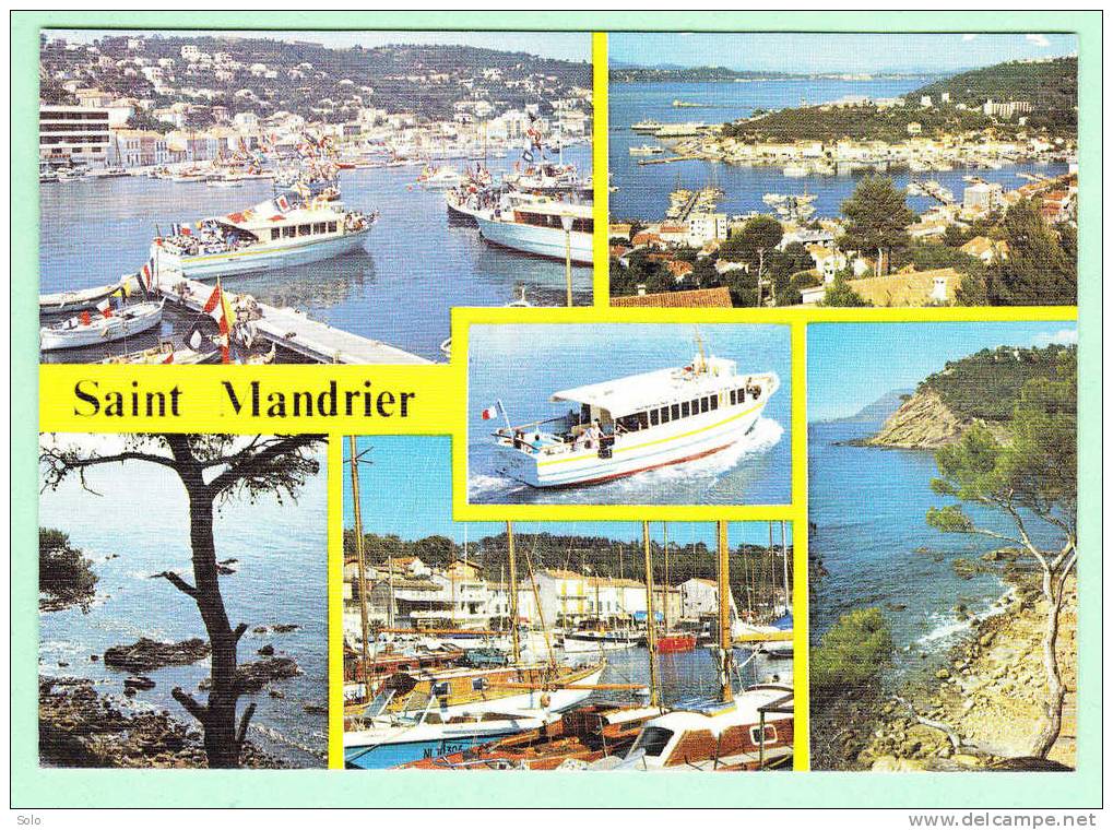 Souvenir De SAINT MANDRIER (Aspect Toilé) - Saint-Mandrier-sur-Mer