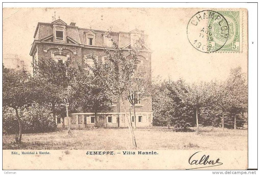 Jemeppe Villa Hannin 1906 (b1530) - Seraing