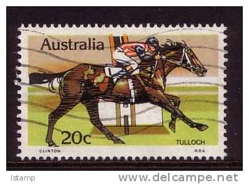 1978 - Australian Horses Racehorses 20c TULLOCH Stamp FU - Oblitérés