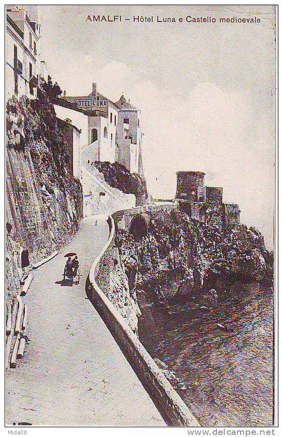 AMALFI . HOTEL LUNA E CASTELLO MEDIOEVALE. - Acireale