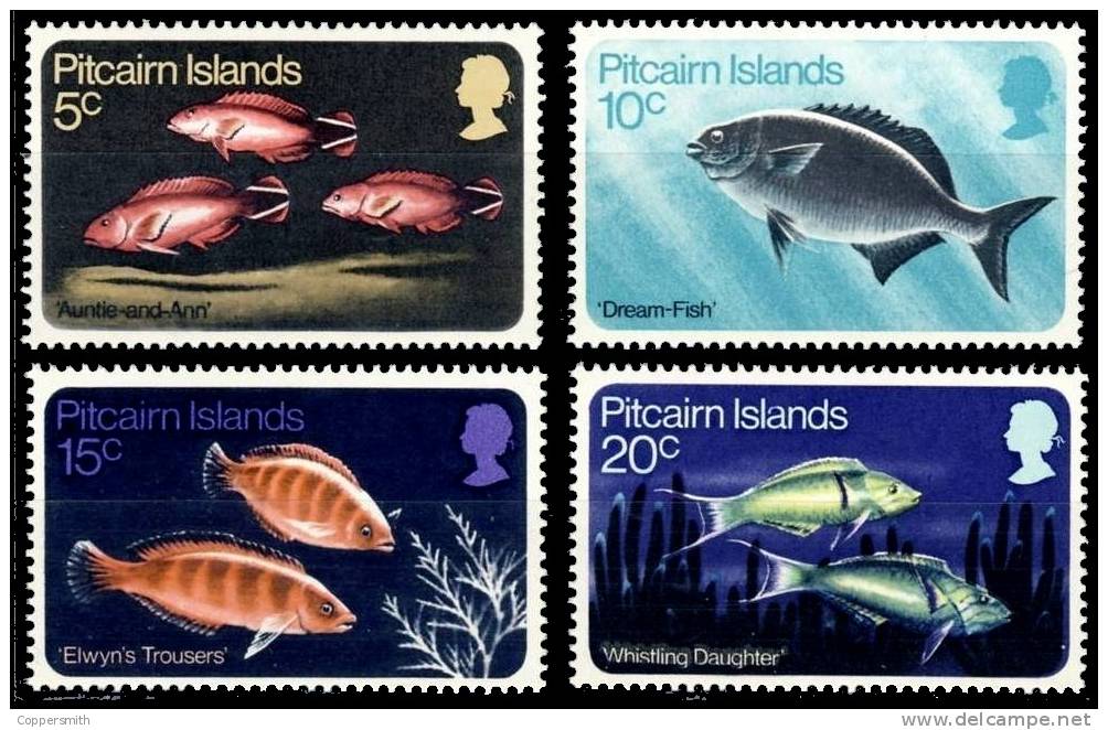 (002) Pitcairn  Fishes / Poissons / Fische / Vissen  ** / Mnh  Michel 114-17 - Pitcairn
