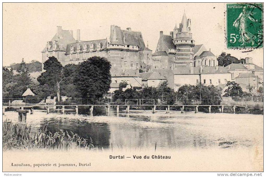 49 Durtal Vue Du Chateau - Durtal