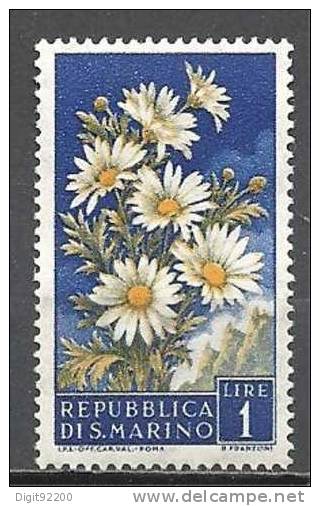 1 W Valeur - SAN MARINO - Non Oblitérée, Unused - YT 427 * 1957 - N° 1040-1 - Unused Stamps