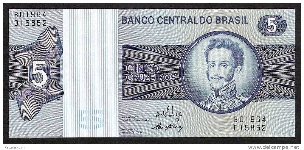 BRAZIL P192b  5   CRUZEIROS    Sign. 17   1973   UNC. - Brésil