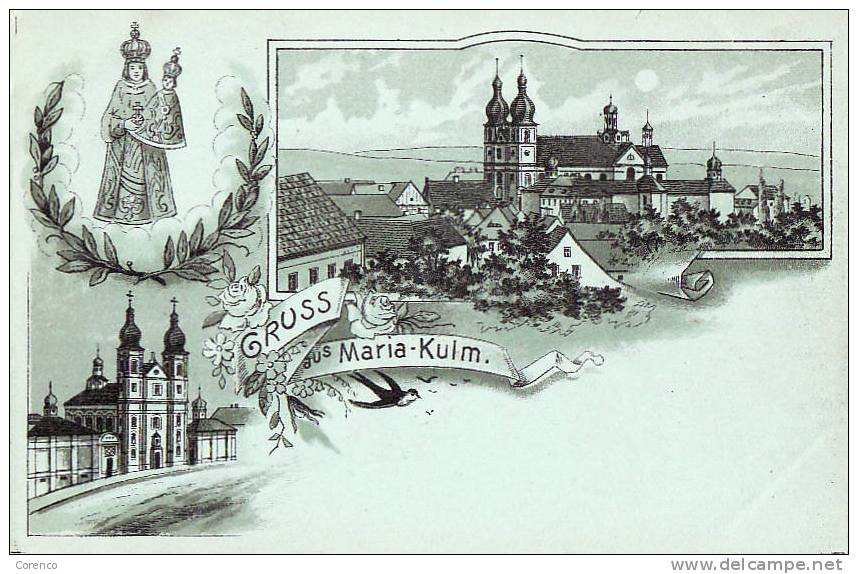 3987   GRUSS AUSS MARIA KULM     Non écrite  Dos Non Séparé Avant 1904 - Sudeten