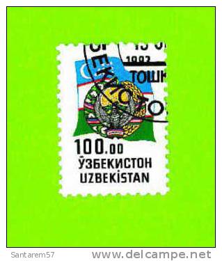 Timbre Oblitéré Used Stamp Selo Carimbado UZBEKISTAN 100.00 OUZBEKISTAN 1993 - Uzbekistan