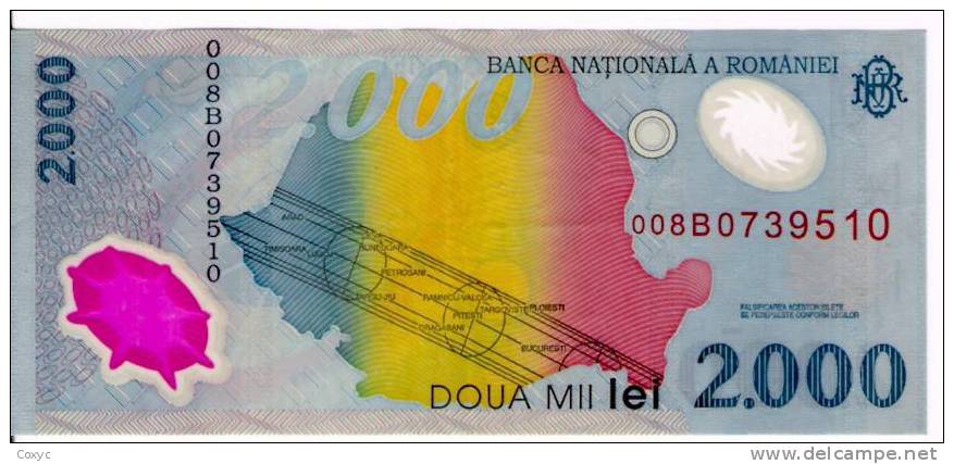 Roumanie - 2.000 Lei (1999) - Pick 111a - Rumania