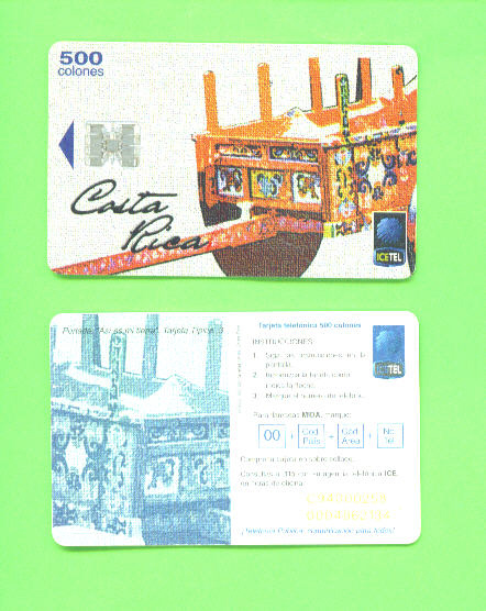 COSTA RICA - Chip Phonecard As Scan - Costa Rica