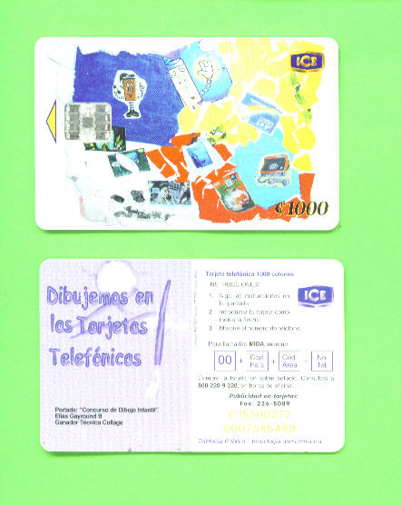 COSTA RICA - Chip Phonecard As Scan - Costa Rica