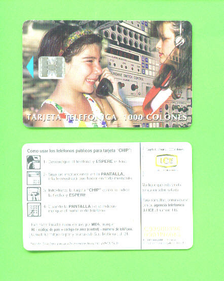 COSTA RICA - Chip Phonecard As Scan - Costa Rica