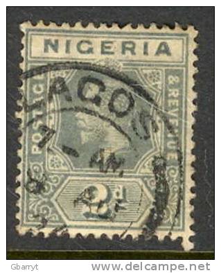 Nigeria Scott # 3 WMK 3 Used VF Partial CDS...............................M41 - Nigeria (...-1960)