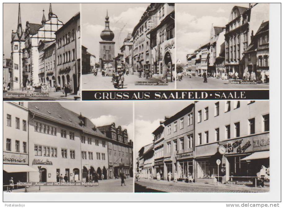 (DE745) GRUSS AUS SAALFELD SAALE - Saalfeld