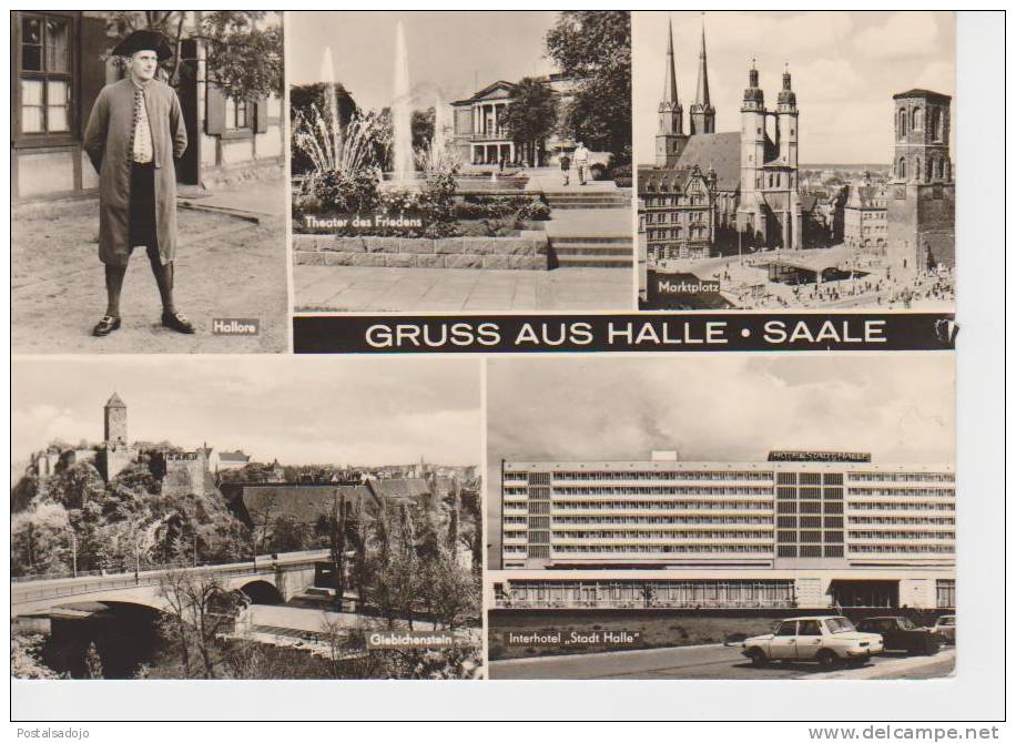 (DE746) GRUSS AUS HALLE SAALE - Halle (Saale)