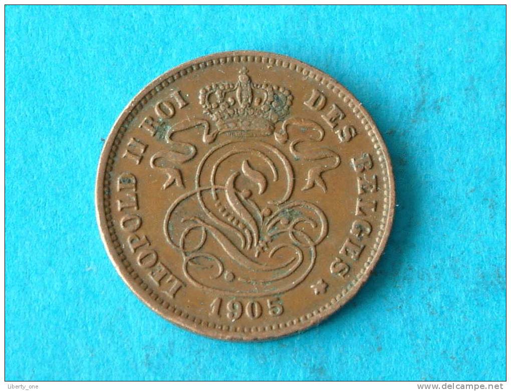 1905 FR - 2 CENTIMES / KM 35.1 ( For Grade, Please See Photo ) ! - 2 Cent