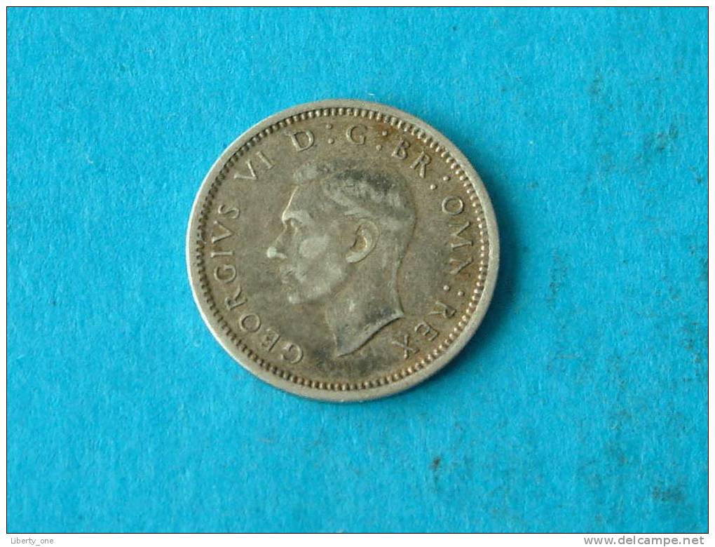 1940 - 3 PENCE / KM 848 ( For Grade, Please See Photo ) ! - F. 3 Pence