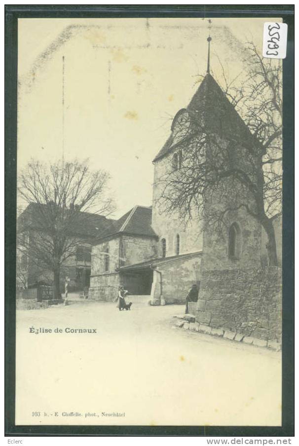 CORNAUX - L'EGLISE  - TB - Cornaux