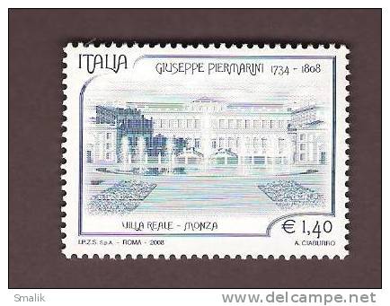 Italia Italy 2008, Giuseppe Piermarini 1734-1808, MNH - 2001-10: Mint/hinged