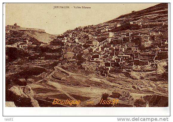 Palestine  - RF19000 - Jerusalem - Vallée Silouan -  Bon état - Palestine