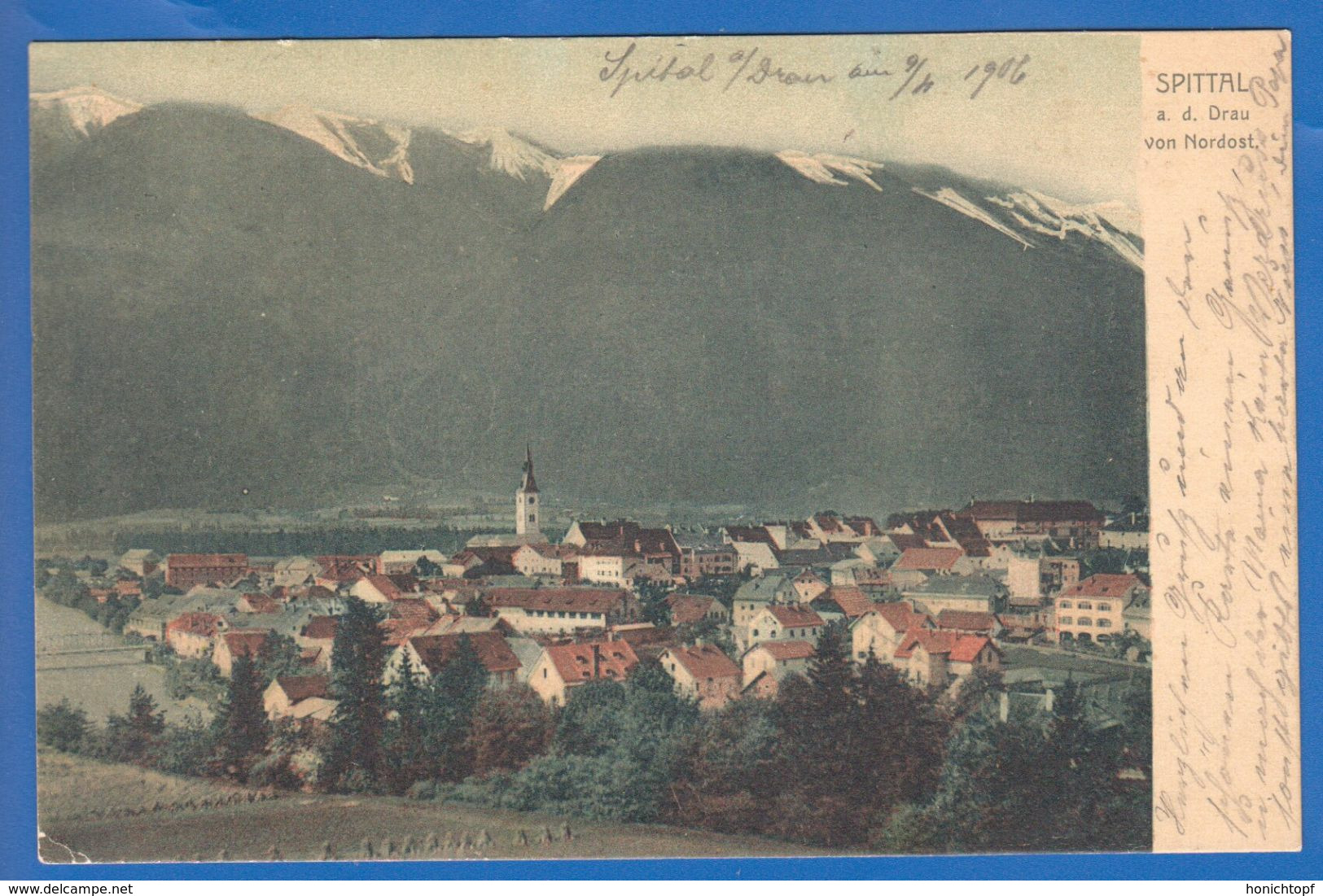 Österreich; Spittal An Der Drau; Panorama; 1906 - Spittal An Der Drau