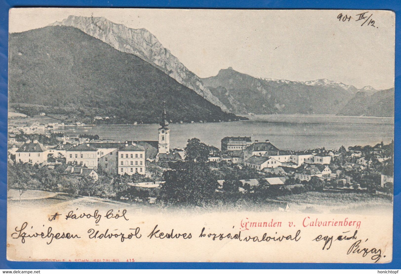 Österreich; Gmunden; Calvarienberg; 1901 - Gmunden