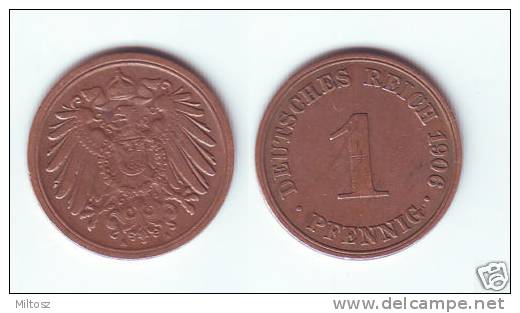 Germany 1 Pfennig 1906 A - 1 Pfennig