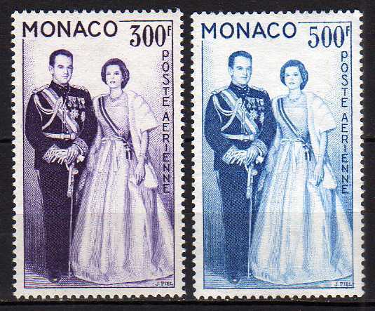 Monaco PA N° 71 / 72 Luxe ** - Airmail