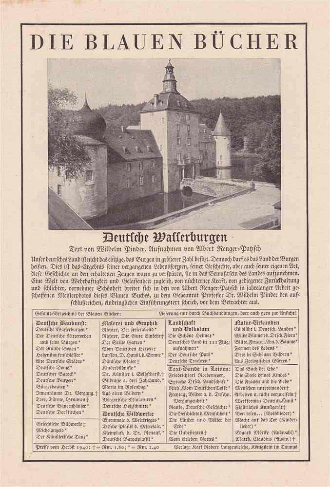 Die Blauen Bücher - Hohenstaufen schlösser - 1940 - Neu