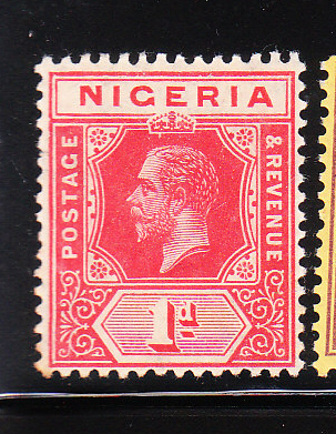 Nigeria 1914-27 King George V 1p Mint - Nigeria (...-1960)