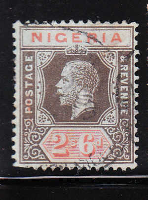 Nigeria 1914-27 King George V 2sh 6p Used - Nigeria (...-1960)