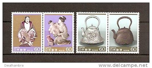 JAPAN NIPPON JAPON TRADITIONAL ARTS AND CRAFTS SERIES 5th. ISSUE 1985 / MNH / 1652-1655 - Neufs