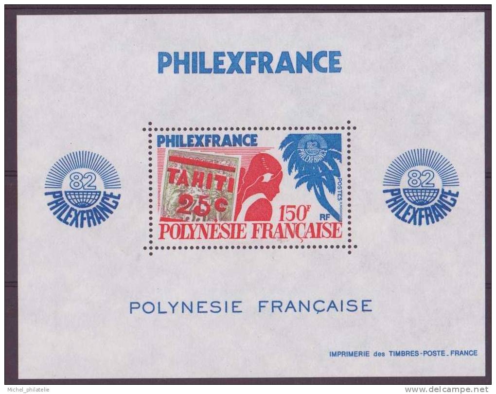 POLYNESIE N° 6 B.F** NEUF SANS CHARNIERE  PHILEXFRANCE 82 - Blocchi & Foglietti