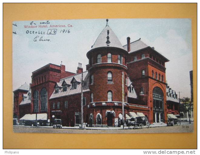 Americus Ga   Windsor Hotel   Circa 1907 - Other & Unclassified