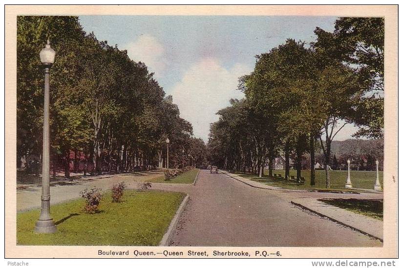 Vintage 1935 - Sherbrooke Canada - Boulevard Queen - Sherbrooke