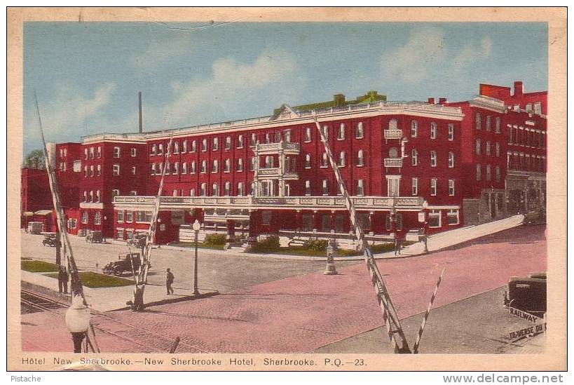 Hôtel New Sherbrooke Vers 1930 - Voitures - Animée  - Non Circulée - Voir Les 2 Scans - Sherbrooke