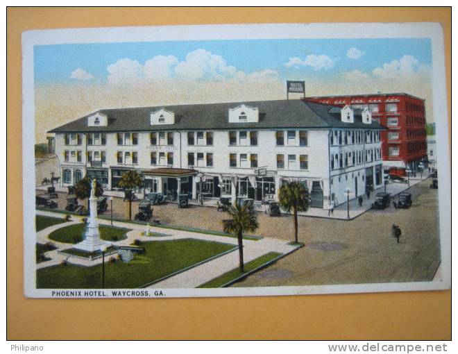 Waycross Ga--  Phoenia Hotel  1923 Cancel - Sonstige & Ohne Zuordnung