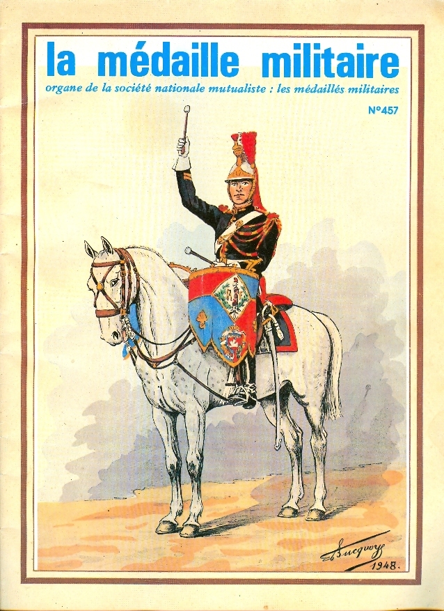 LA MEDAILLE MILITAIRE (n° 457, Janvier 1988) : Colmar, De Gaulle, Maréchal Juin, Guadeloupe, Timbaliers, Garde à Cheval - Francese