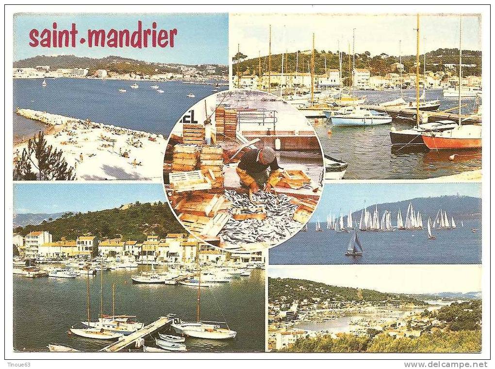 83 - CPSM G. F. Multivues - Souvenir De SAINT MANDRIER - Saint-Mandrier-sur-Mer