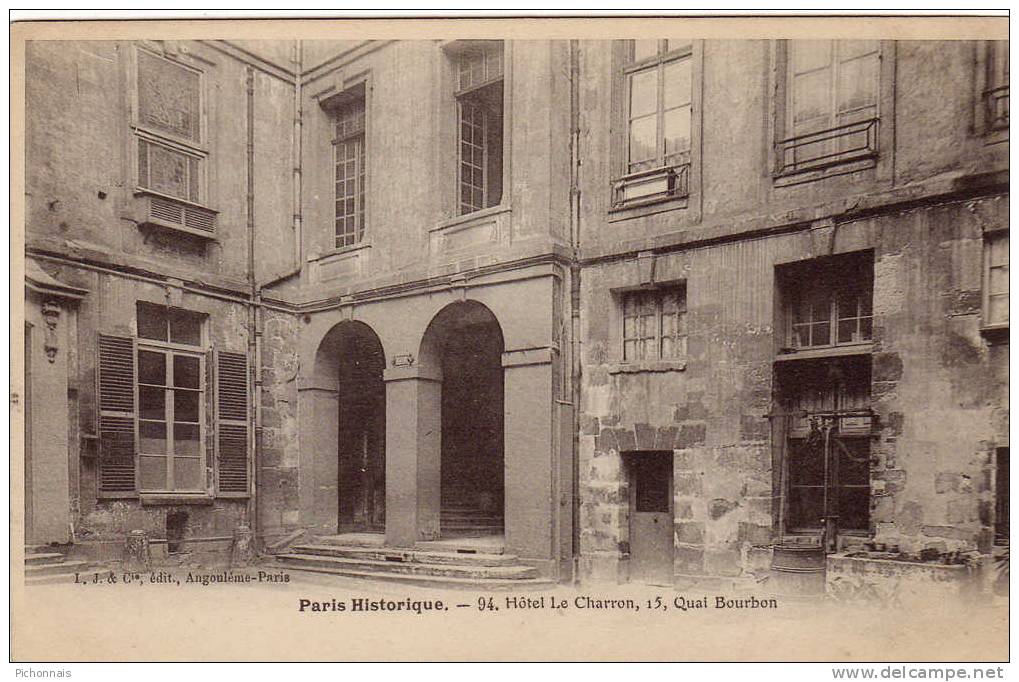 75 PARIS Historique  Hotel Le Charron - Lotti, Serie, Collezioni