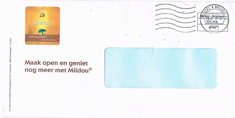 2009 Stempel 29.12  9  Op P.P./P.B. Brussel X Bruxelles - Autres & Non Classés