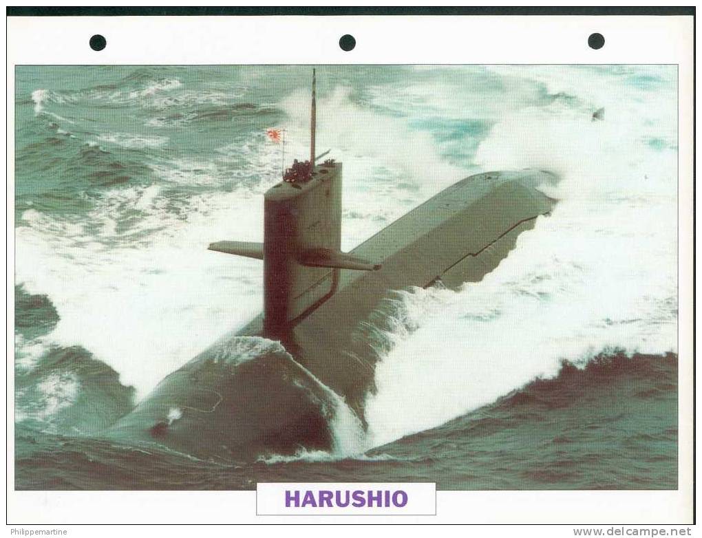 Japon 1967 : Sous Marin D'attaque HARUSHIO - Bateaux