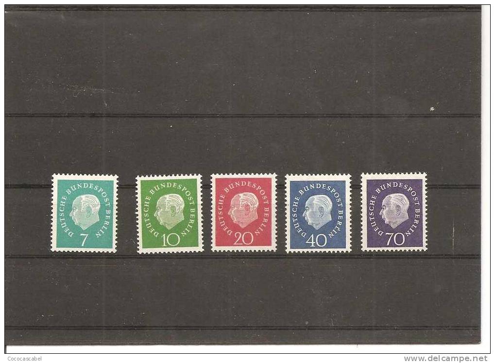 Berlín Alemán Nº Yvert Nº 162A-66 (MNH/**) - Unused Stamps