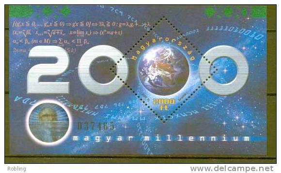 Hungary 2000, Hologram, Michel Bl 256, MNH 16221 - Holograms