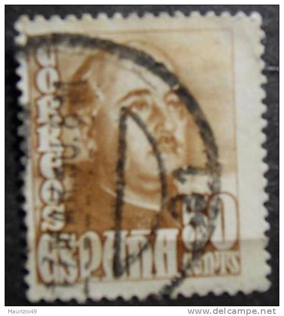 SPAIN 1948-49 Nr 765 General Franco 50 C - Usati