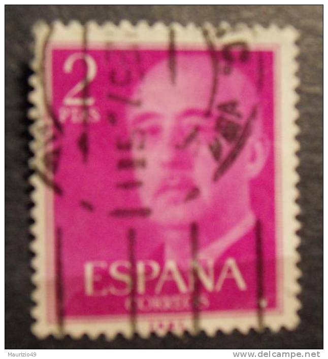 SPAIN 1954-56 Nr 830 Gen. Franco 2 P - Gebraucht