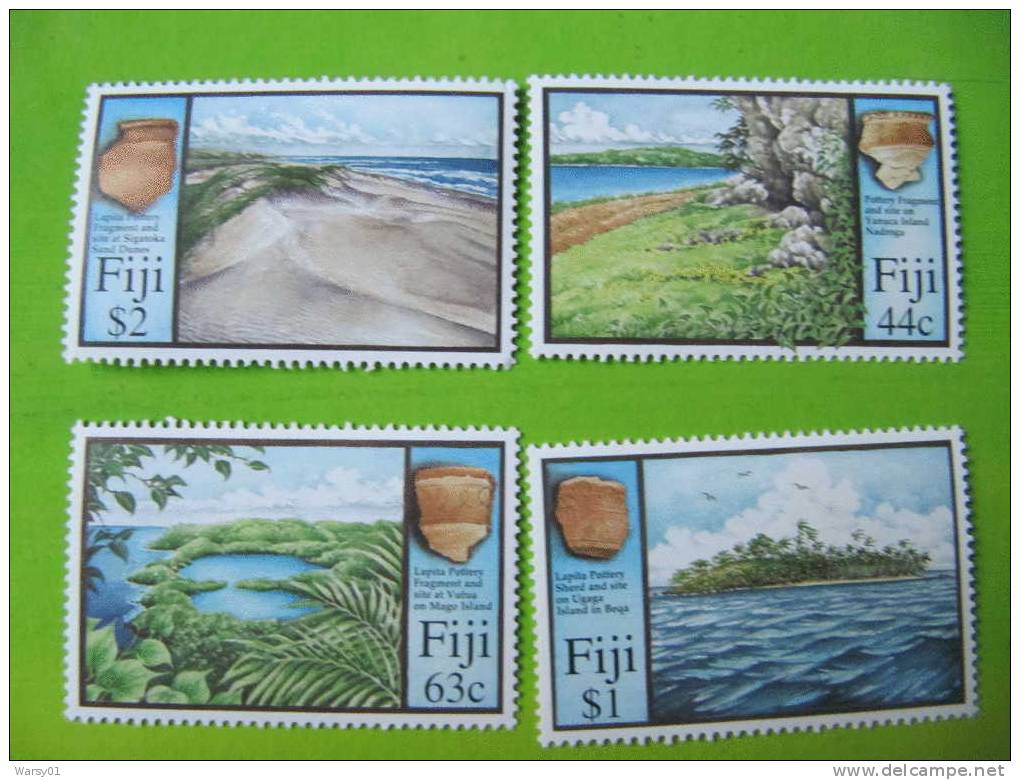 584 /  Fiji Arkéologie Potterie Pottery Dune Sable Géographie - Inseln