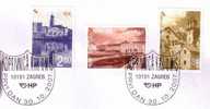 CROATIAN TOWNS  Koprivnica & Krk & Omis ( Croatia FDC ) Coat Of Arms Blason Owl ( Chouette - Hibou - Eule - Buho - Gufo) - Covers